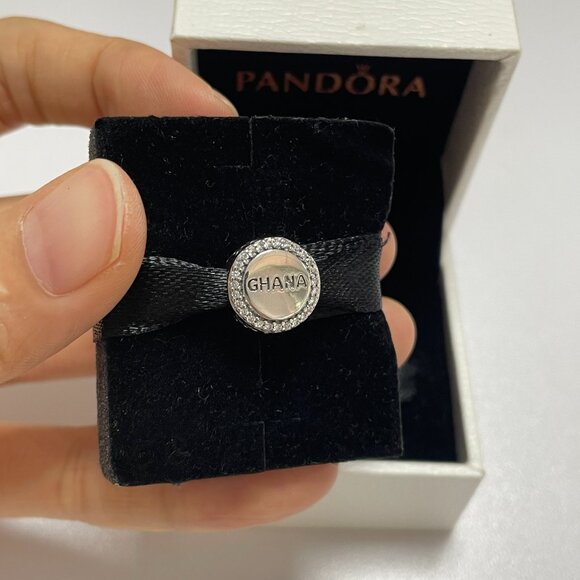 Pandora Ghana Flag Exclusive Charm Bead - Picture 2 of 5